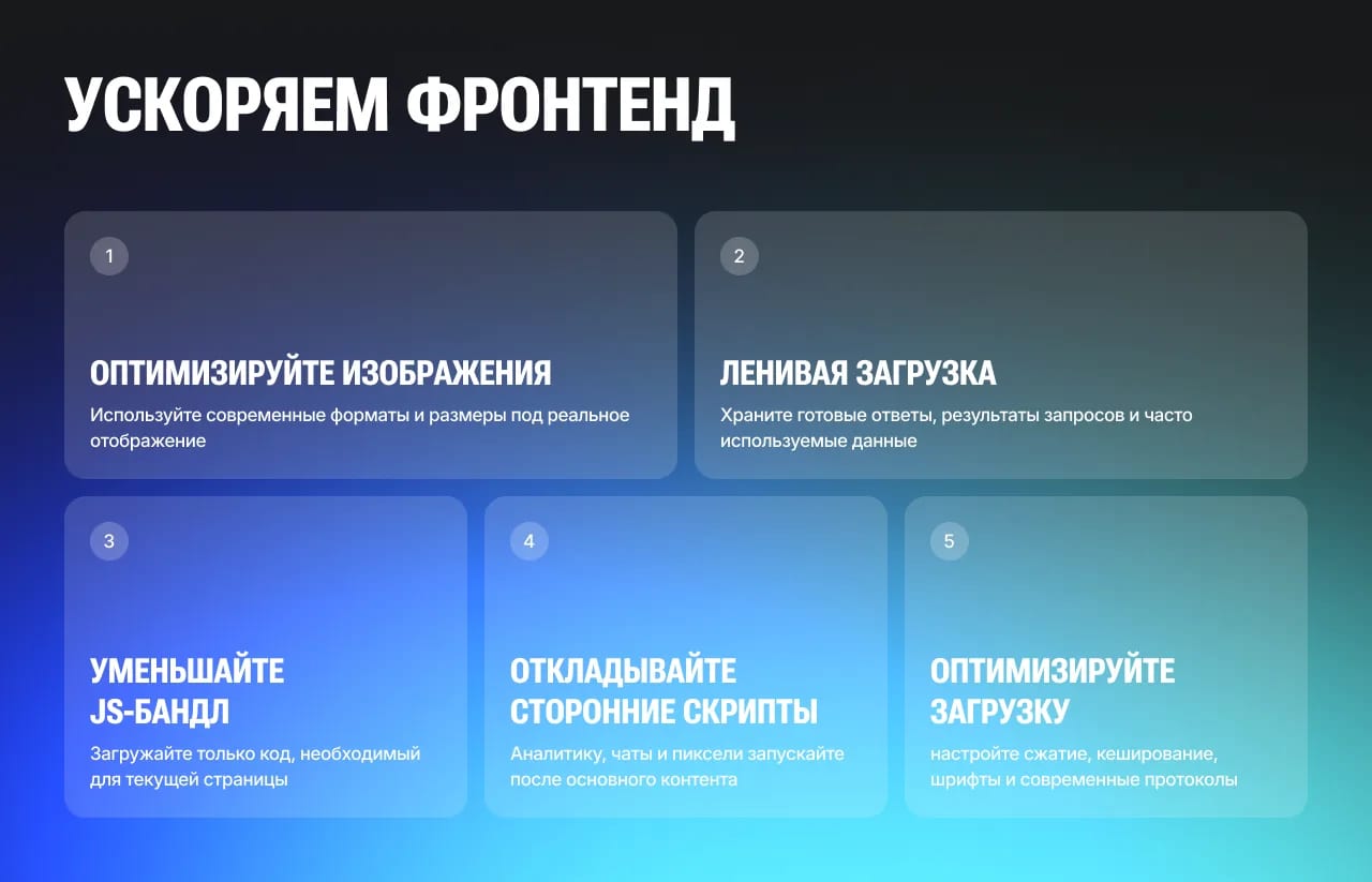 Как ускорить веб-сервис: причины медленной работы и способы оптимизации - изображение
